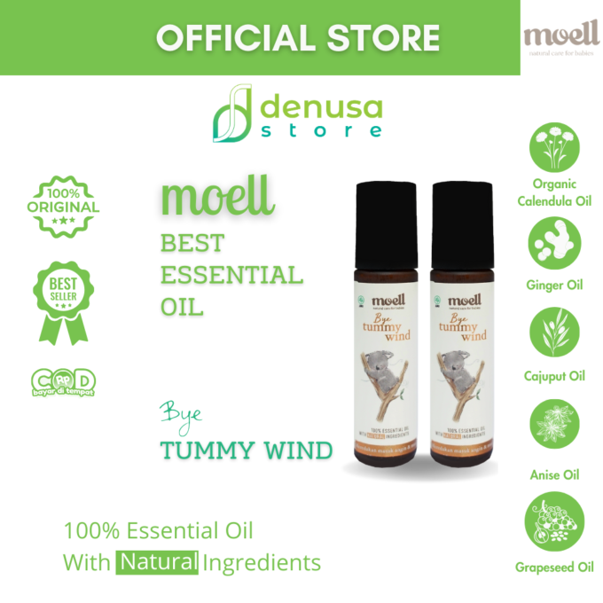 Moell Essential Oil Bye Tummy Wind 8 ml