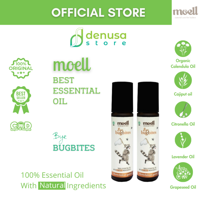 Moell Essential Oil Bye Bugbites 8 ml