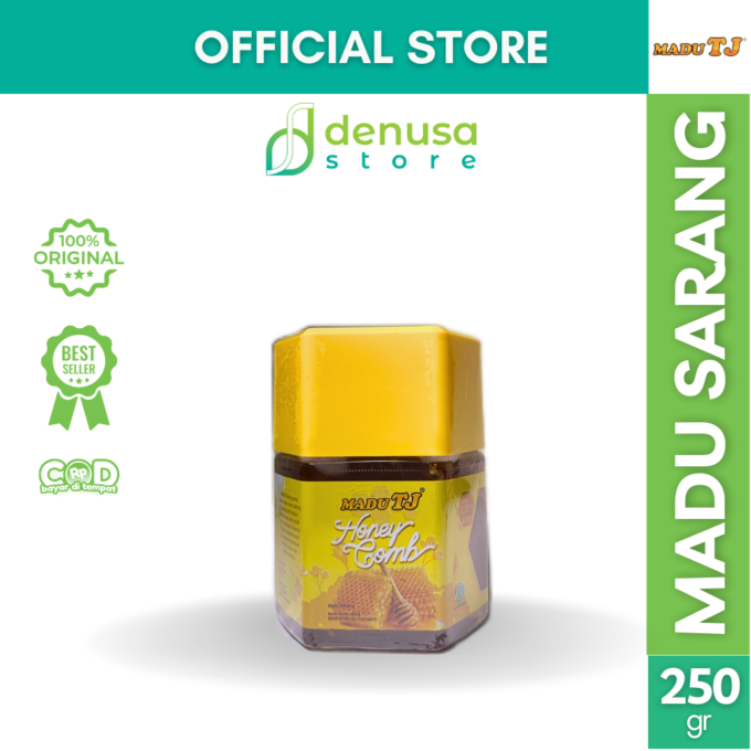 Madu TJ Honey Comb 250 gr Madu Sarang