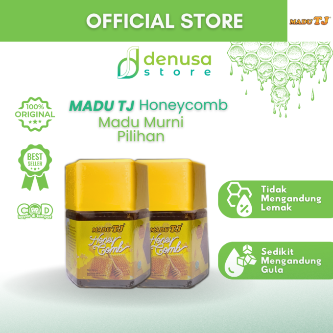 Madu TJ Honey Comb 250 gr Madu Sarang