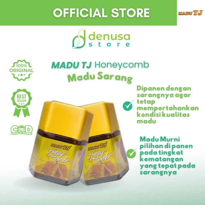 Madu TJ Honey Comb 250 gr Madu Sarang