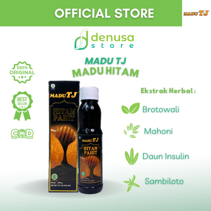 Madu TJ Hitam Pahit 250 gr