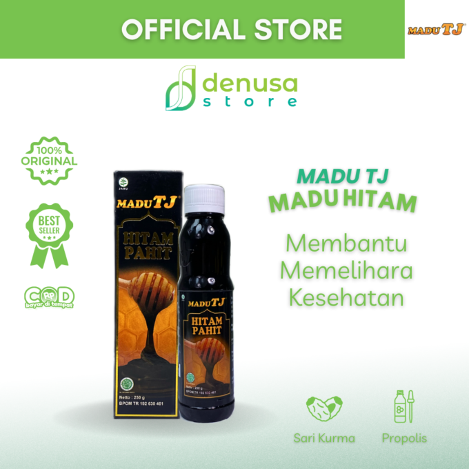 Madu TJ Hitam Pahit 250 gr