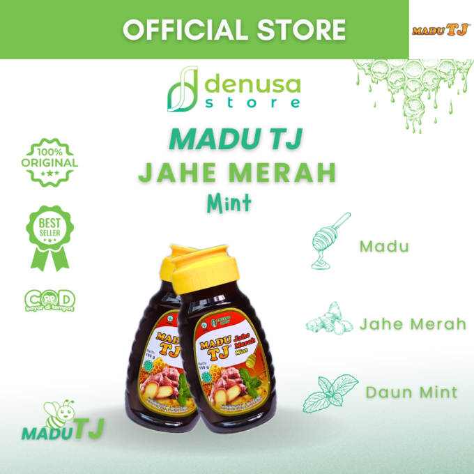 Madu TJ Jahe Merah Mint 150 gr