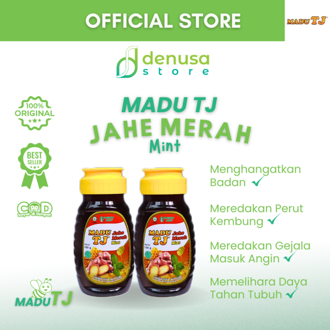 Madu TJ Jahe Merah Mint 150 gr