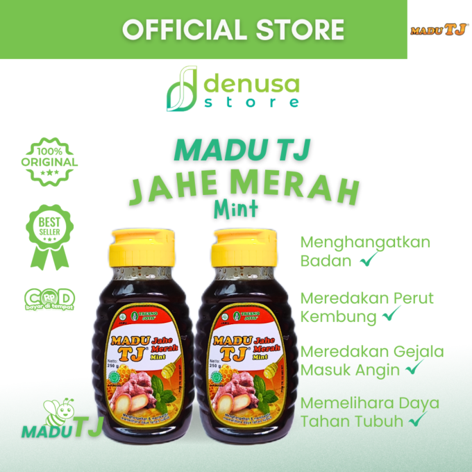 Madu TJ Jahe Merah Mint 250 gr