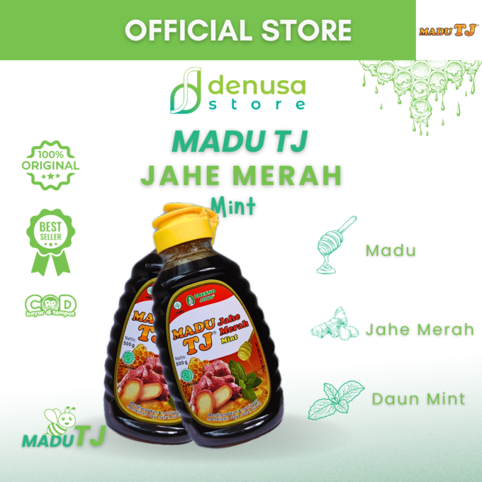 Madu TJ Jahe Merah Mint 500 gr