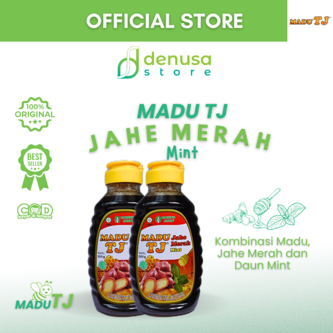 Madu TJ Jahe Merah Mint 500 gr