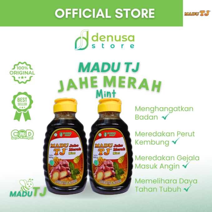 Madu TJ Jahe Merah Mint 500 gr