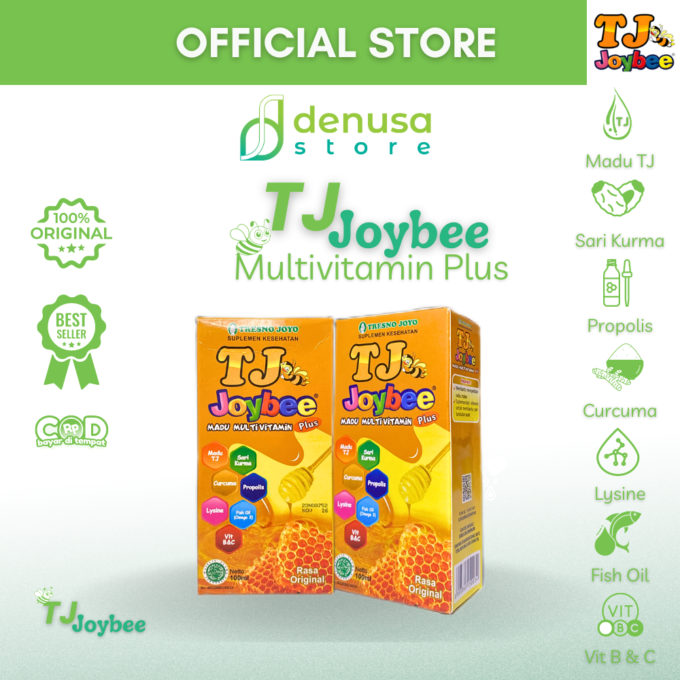 TJ Joybee Madu MultiVitamin Plus Rasa Original 100 ml