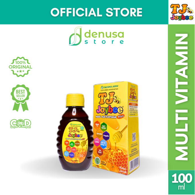 TJ Joybee Madu MultiVitamin Plus Rasa Jeruk 100 ml