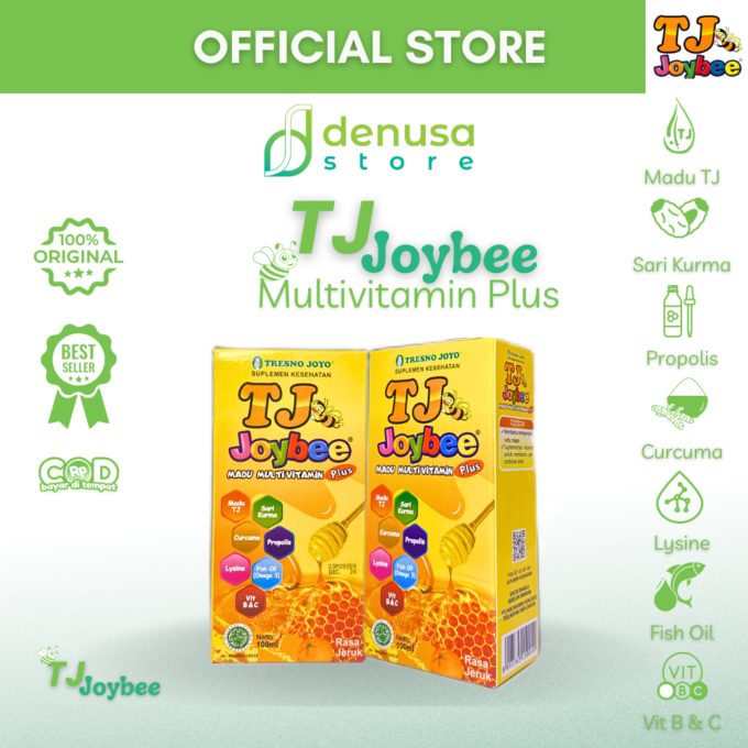 TJ Joybee Madu MultiVitamin Plus Rasa Jeruk 100 ml