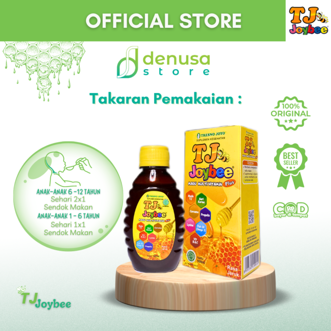 TJ Joybee Madu MultiVitamin Plus Rasa Jeruk 100 ml