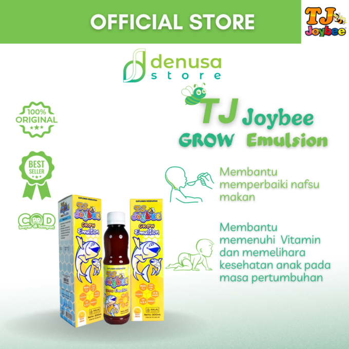 TJ Joybee Grow Emulsion Rasa Jeruk 200 ml