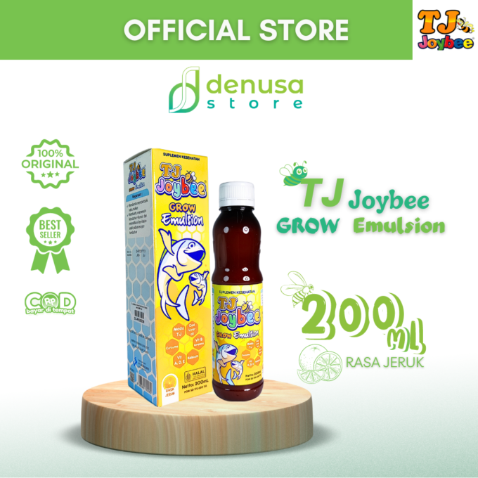 TJ Joybee Grow Emulsion Rasa Jeruk 200 ml