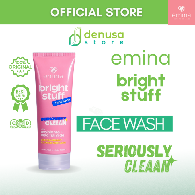 Emina Bright Stuff Face Wash Seriously Cleaan 100ml