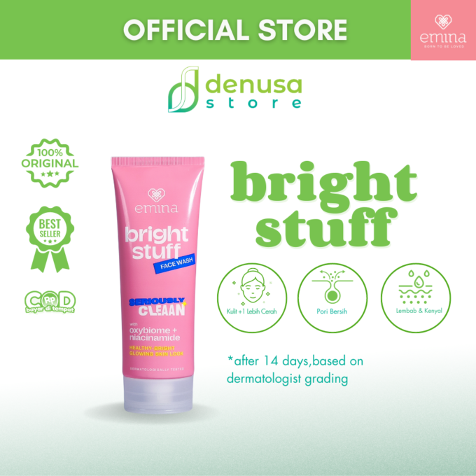 Emina Bright Stuff Face Wash Seriously Cleaan 100ml