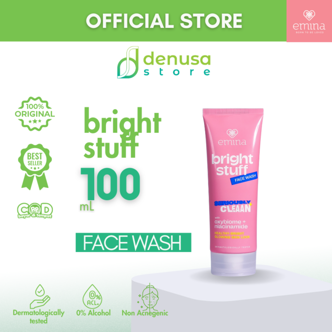 Emina Bright Stuff Face Wash Seriously Cleaan 100ml