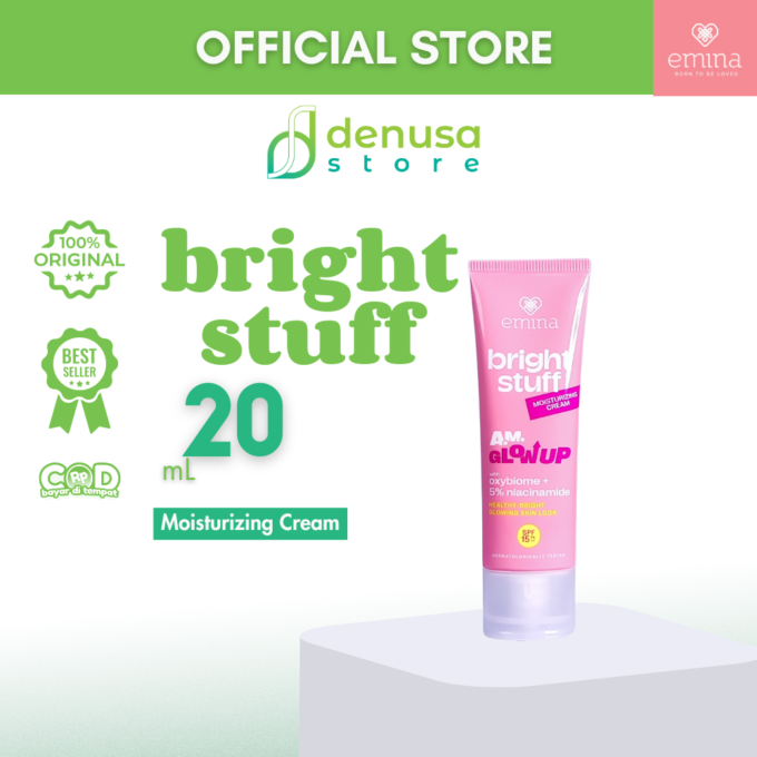 Emina Bright Stuff Moisturizing Cream Am GlowUp SPF 15 PA+++ 20ml