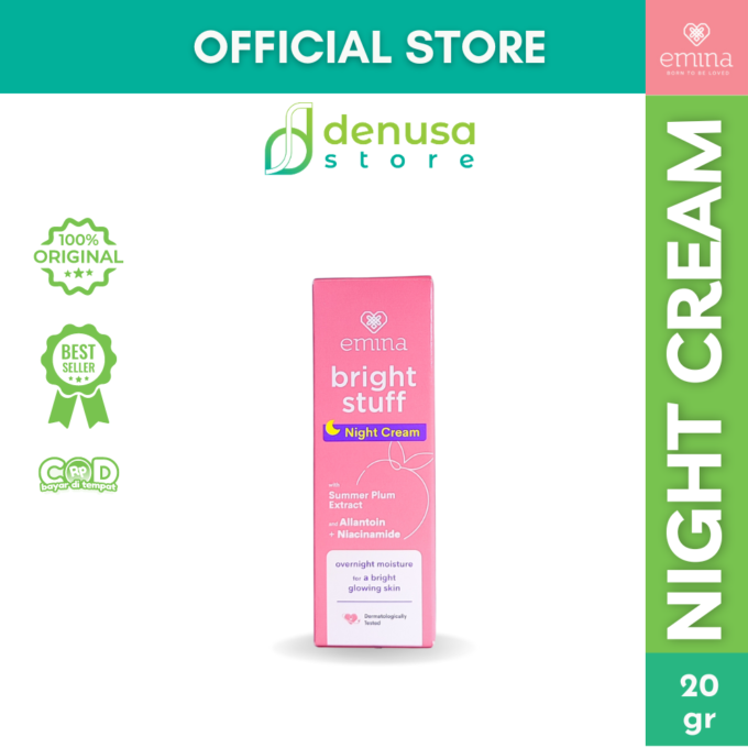 Emina Bright Stuff Night Cream 20g