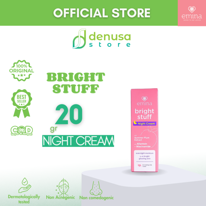 Emina Bright Stuff Night Cream 20g