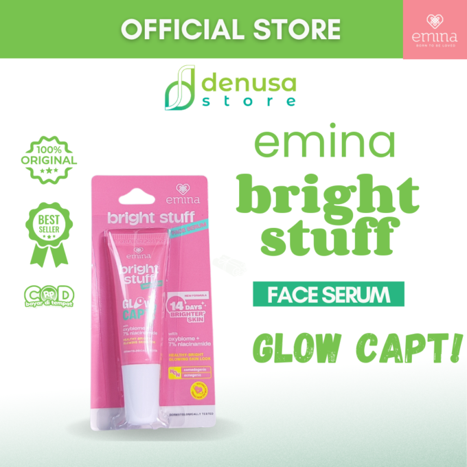 Emina Bright Stuff Face Serum Glow Capt 7.5ml