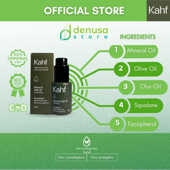 KAHF Beard and Hair Oil Nourishing 30ml