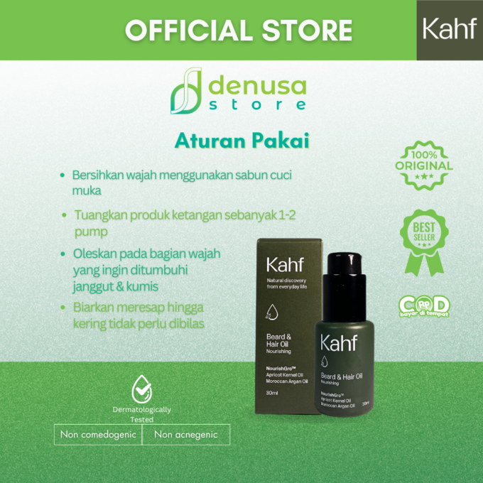 KAHF Beard and Hair Oil Nourishing 30ml