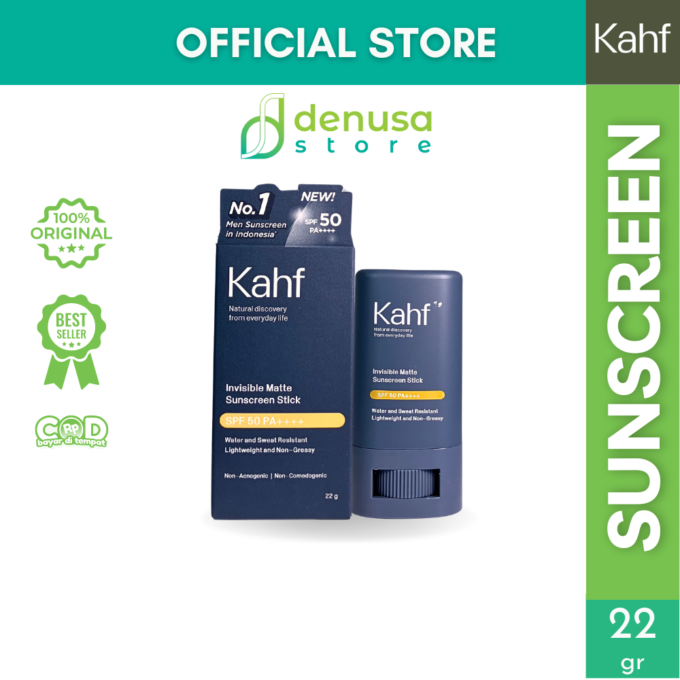 KAHF Invisible Matte Sunscreen Stick SPF 50 Pa++++ 22g