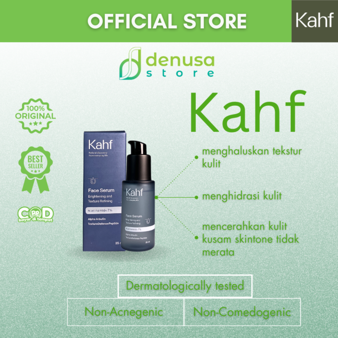 KAHF Face Serum Brightening and Texture Refining 35ml