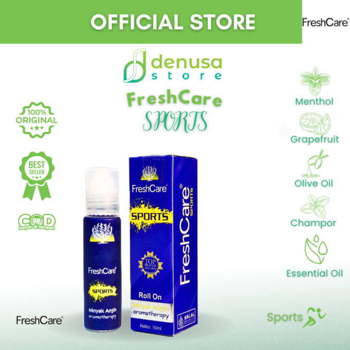 FreshCare Minyak Angin Aromatherapy Sports Roll On 10ml