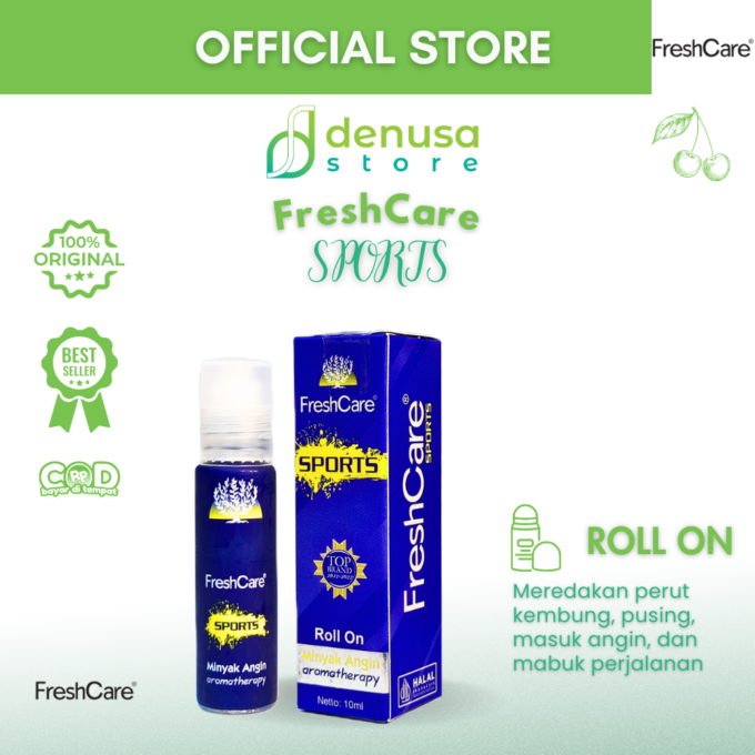 FreshCare Minyak Angin Aromatherapy Sports Roll On 10ml