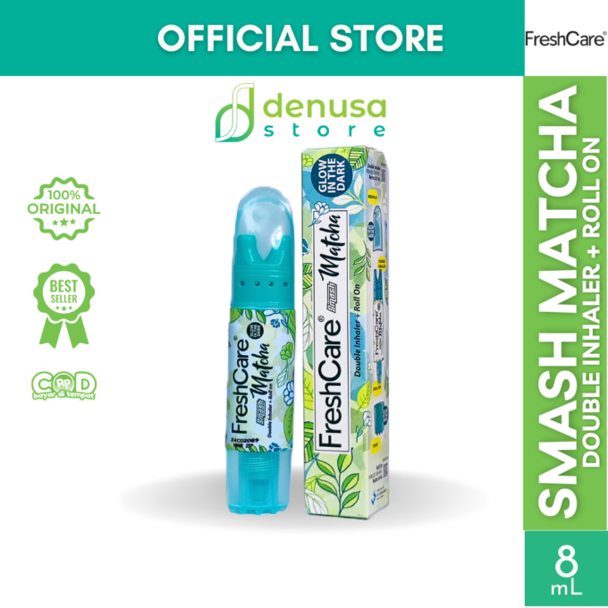 FreshCare Smash Matcha Double Inhaler 0.9ml + Roll On 8ml