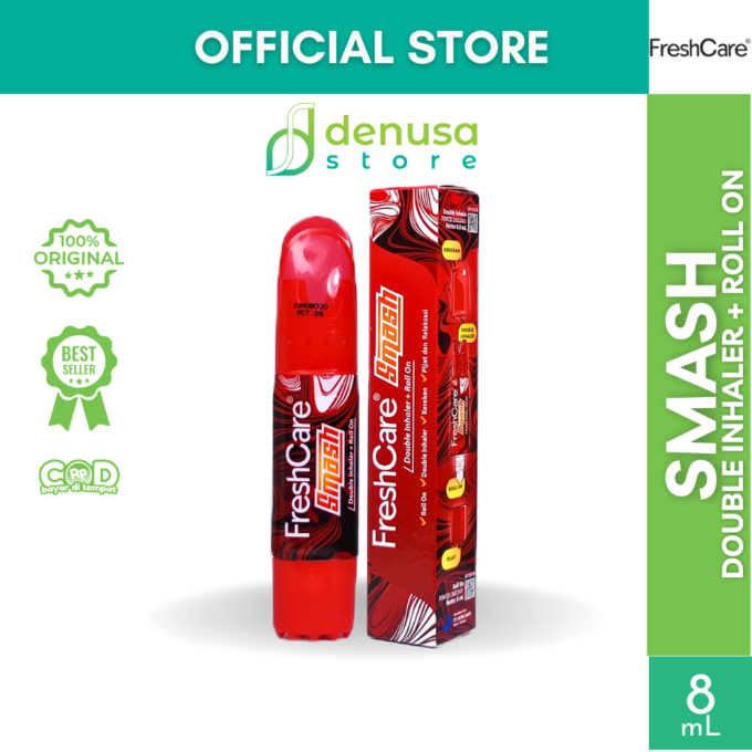 FreshCare Smash Double Inhaler 0.9 ml + Roll On 8ml