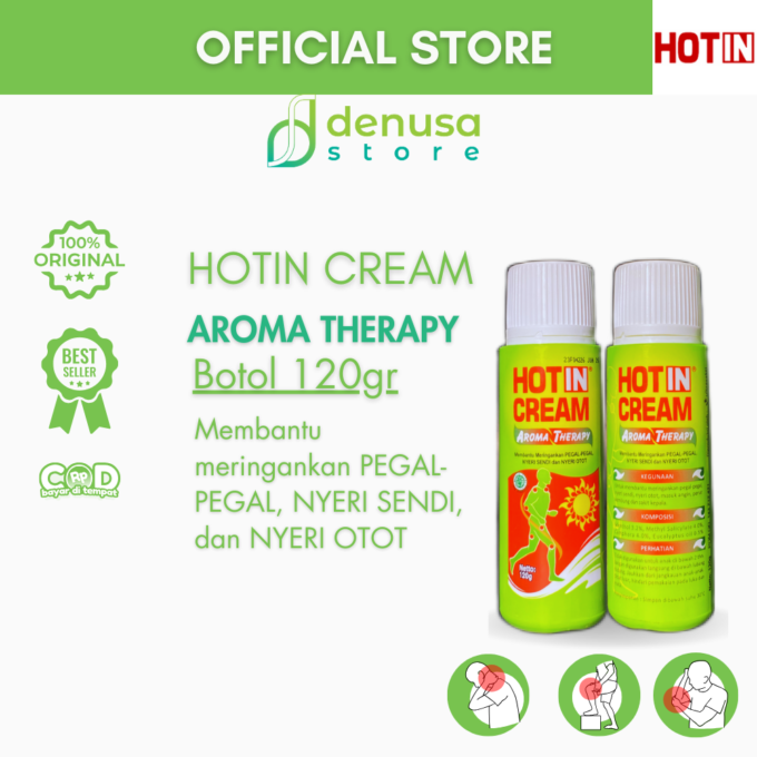 HOTIN Cream Aroma Therapy Botol 120gr