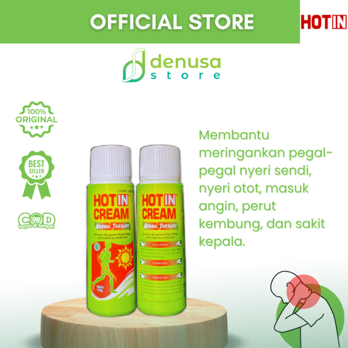 HOTIN Cream Aroma Therapy Botol 120gr