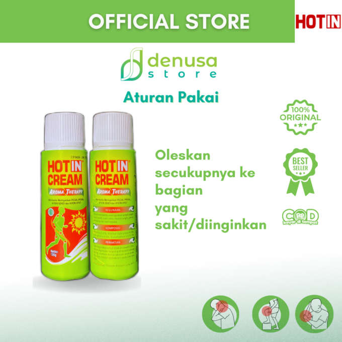 HOTIN Cream Aroma Therapy Botol 120gr