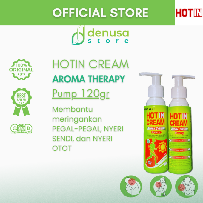 HOTIN Cream Aroma Therapy Pump 120gr