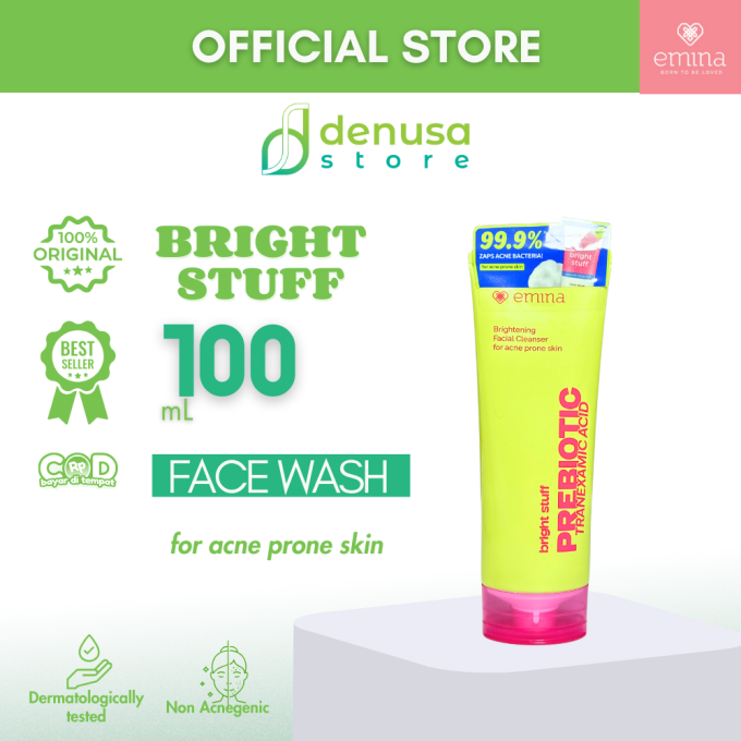 Emina Bright Stuff For Acne Prone Skin Face Wash 100ml