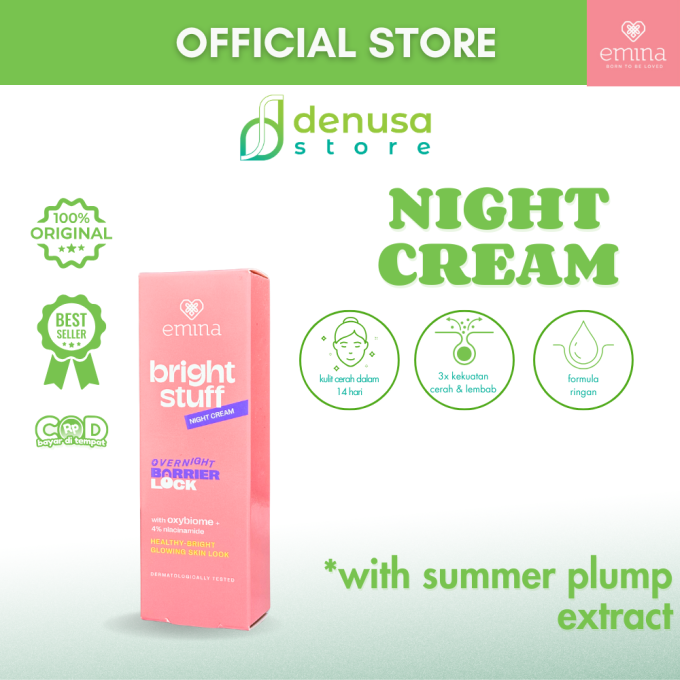 Emina Bright Stuff Night Cream 20g