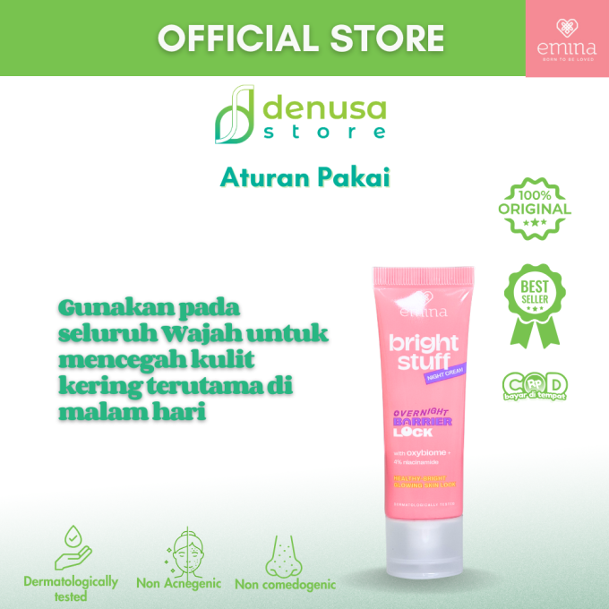 Emina Bright Stuff Night Cream 20g