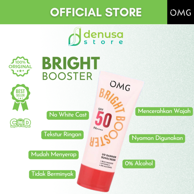 OMG UV Barrier Sunscreen Bright Booster SPF 50 PA++++ 25 ml