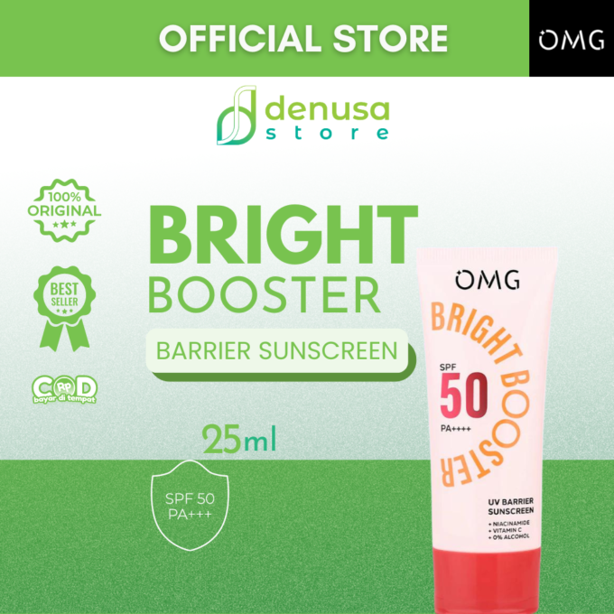 OMG UV Barrier Sunscreen Bright Booster SPF 50 PA++++ 25 ml