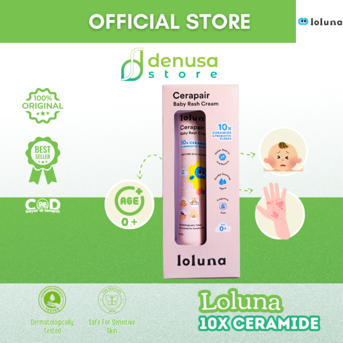 LOLUNA Cerapair Baby Rash Cream 30ml