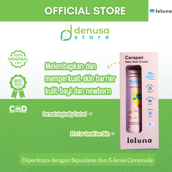 LOLUNA Cerapair Baby Rash Cream 30ml