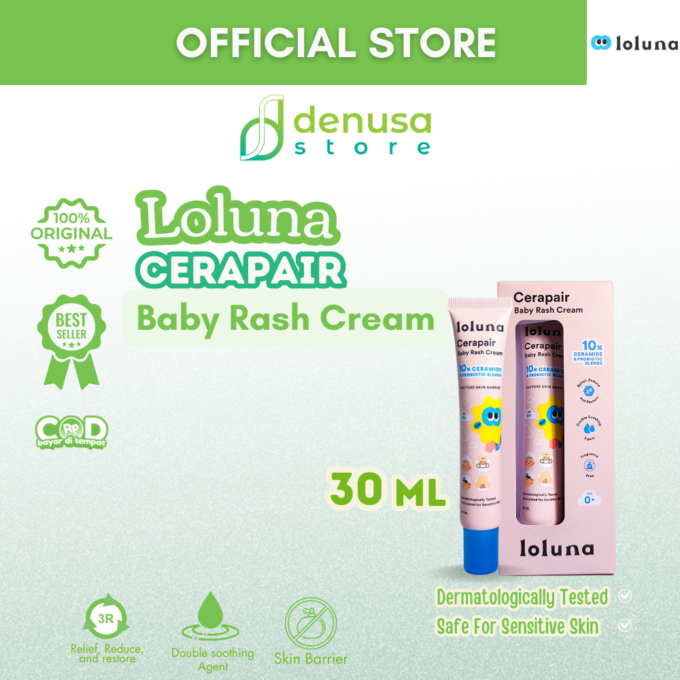 LOLUNA Cerapair Baby Rash Cream 30ml