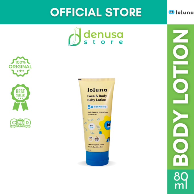 LOLUNA Face & Body Baby Lotion 80ml