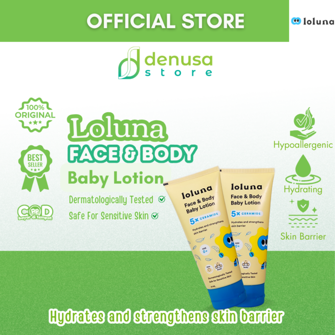 LOLUNA Face & Body Baby Lotion 80ml