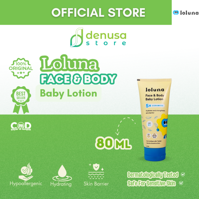 LOLUNA Face & Body Baby Lotion 80ml