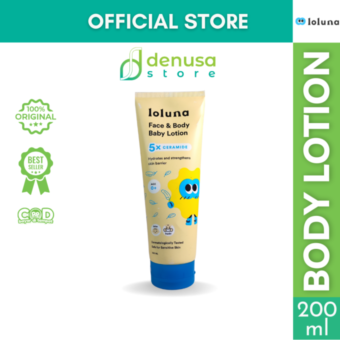 LOLUNA Face & Body Baby Lotion 200ml